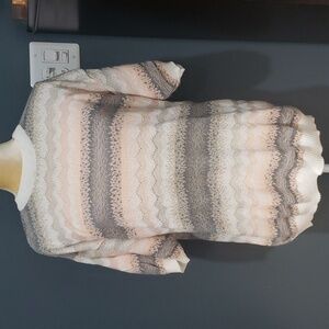 Vintage Allora Short Sleeve Sweater Made in 🇮🇹  Sz L